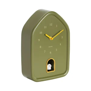Väggklocka Modern Doggy Grön