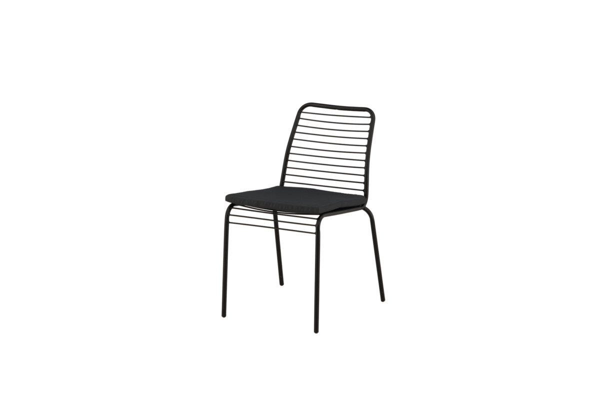 Matstol Utomhus – Venture Home Panjin 2-pack Svart inkl. dynor
