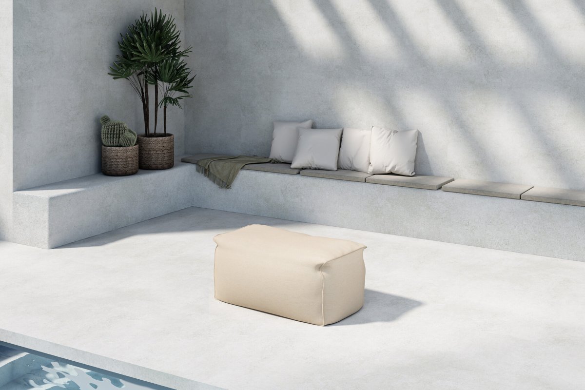 Sittpuff (Ottoman) Utomhus – Venture Home Redang 75x40x33 Beige - Bild 3