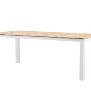 Rektangulärt Matbord Utomhus – Venture Home Mexiko 210×100 Vit/Natur
