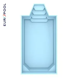 Glasfiberpool Europool Grenada 600, 6 x 3 x 1,52