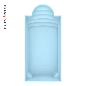 Glasfiberpool Europool Aves 705, 7,05 x 3,2 x 1,55