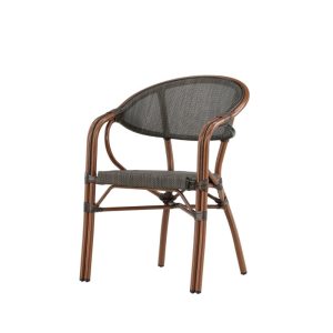 Caféstol Utomhus – Venture Home Vila 2-pack Brun/Svart