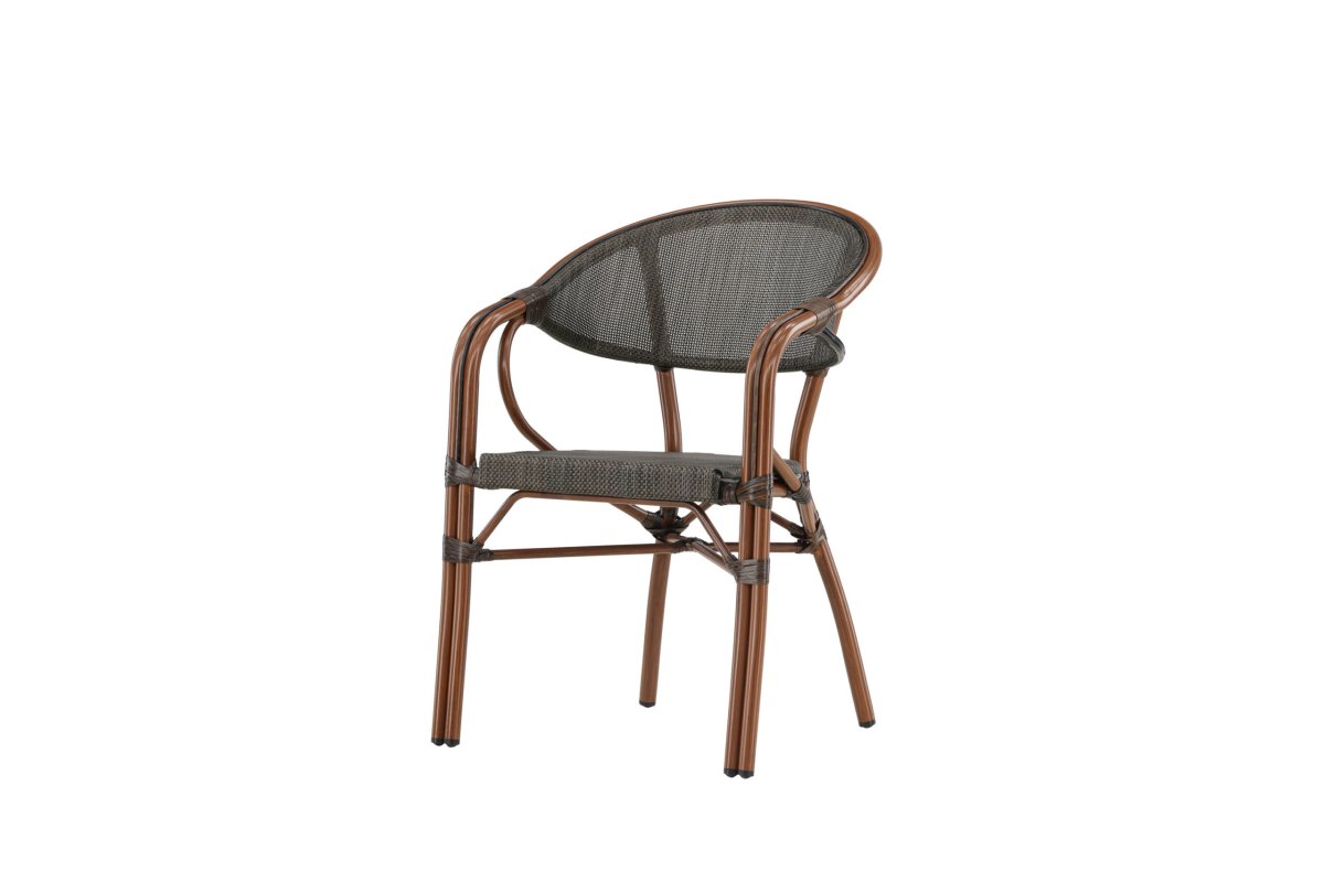 Caféstol Utomhus – Venture Home Vila 2-pack Brun/Svart - Bild 2