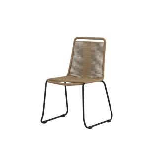 Matstol Utomhus – Venture Home Lindos 2-pack Svart/Natur