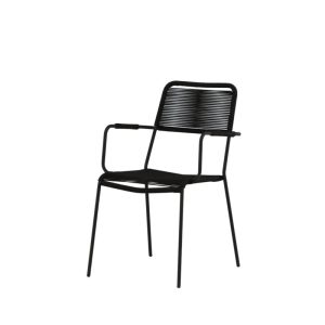 Karmstol Utomhus – Venture Home Lindos 2-pack Svart