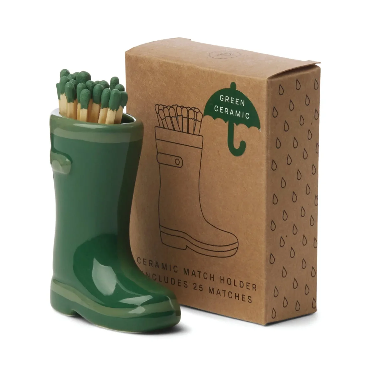 Tändstickor Wellington Boot Grön