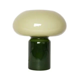 Bordslampa i Glas Mörkgrön/Grön