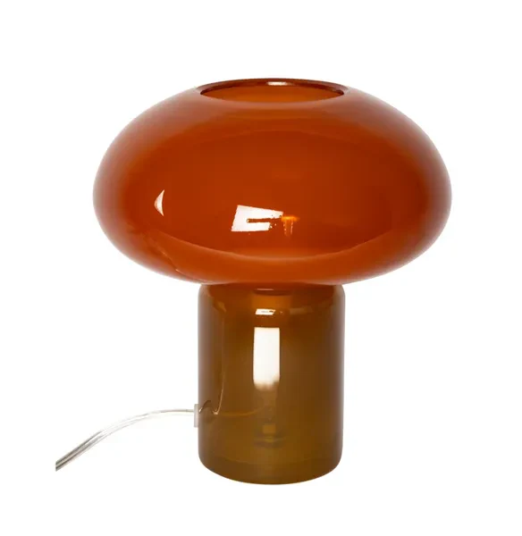 Bordslampa i Glas Brun/Amber - Bild 3