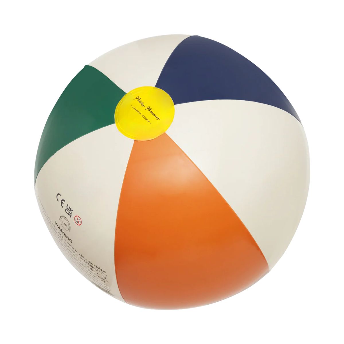 Petites Pommes Otto Beach Ball 45cm Tangerine/Cannes/Oxford - Bild 2