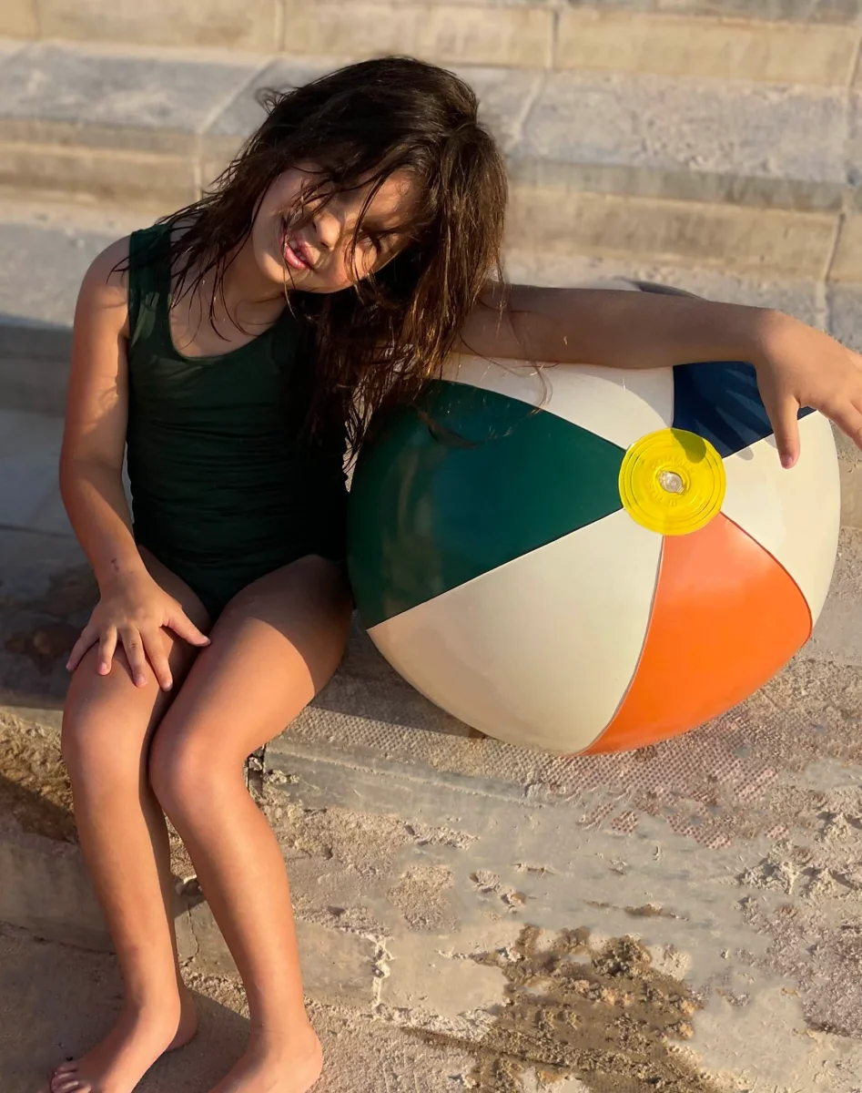 Petites Pommes Otto Beach Ball 45cm Tangerine/Cannes/Oxford - Bild 4