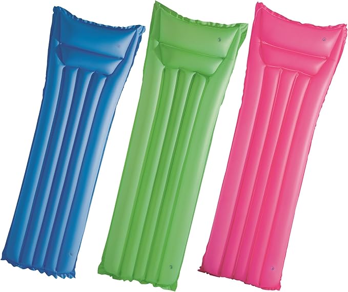 Badmadrass Bestway 183×69 cm Uppblåsbar Luftmadrass Blå - Bild 4