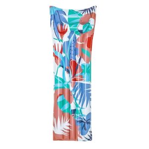 Badmadrass Bestway 183×69 cm Uppblåsbar Luftmadrass Flamingo