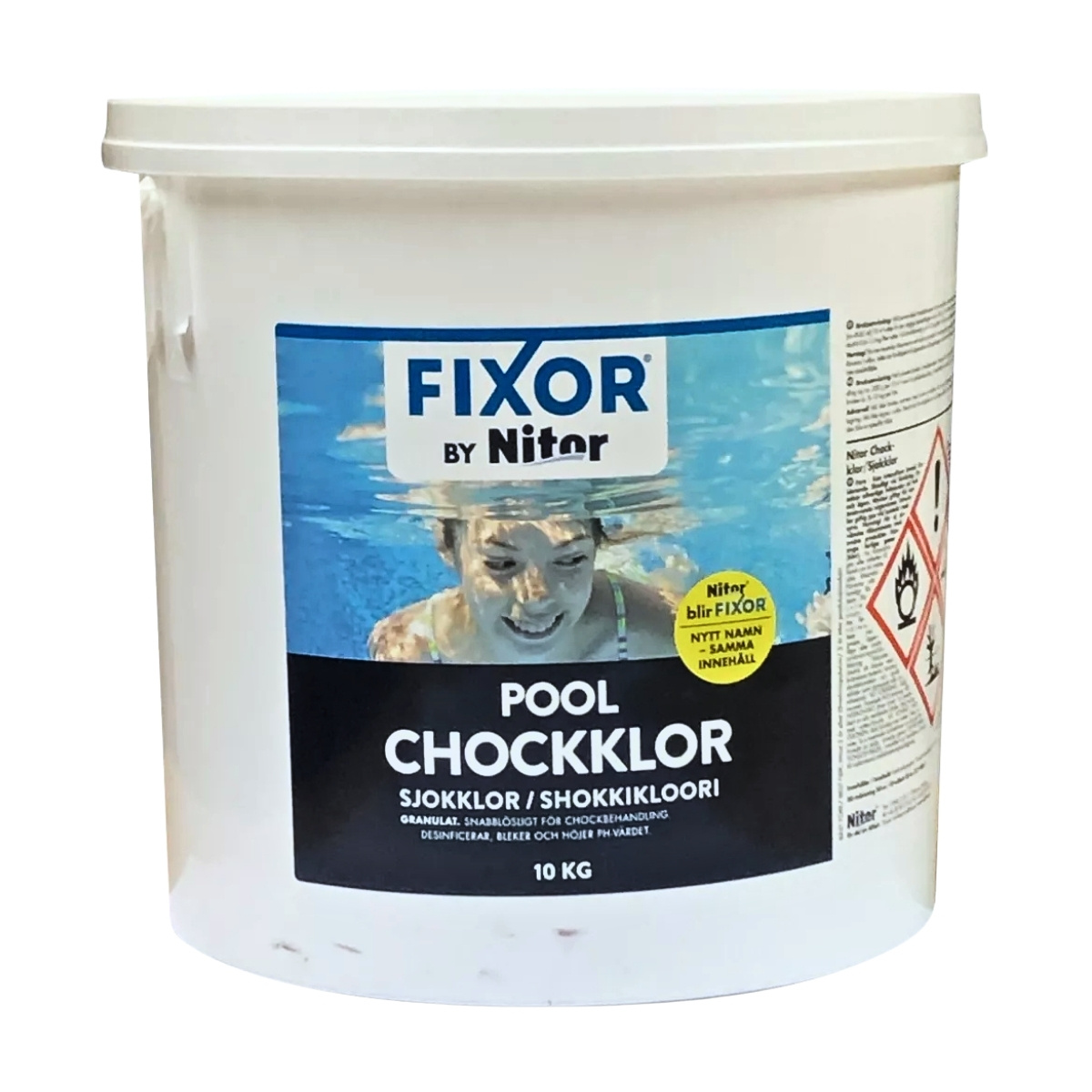 Klorgranulat Pool Fixor by Nitor Chockklor 10kg