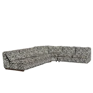 Modulsoffa 'Playboy' DUX 70-tal Zebra