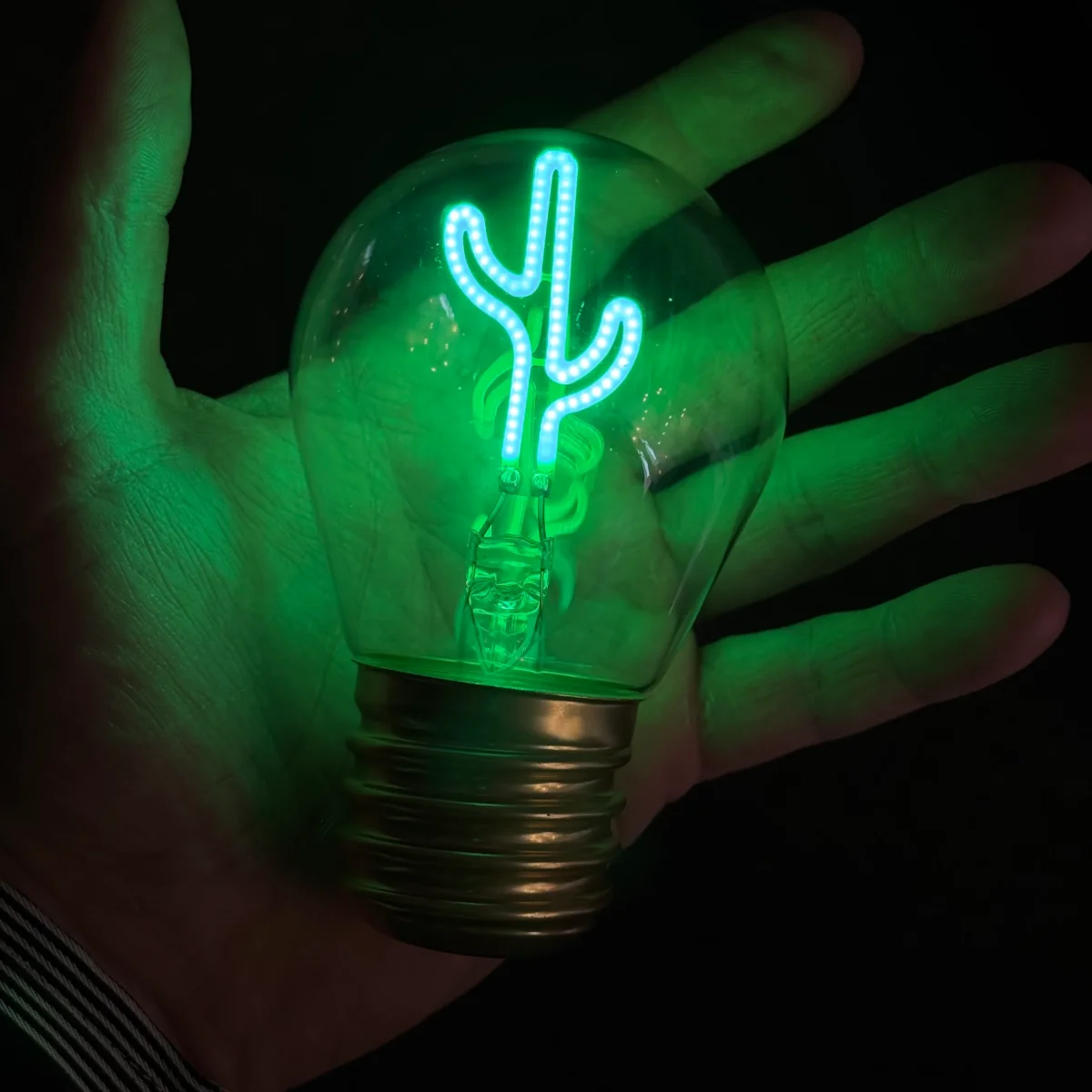 Portabel Glödlampa Cactus