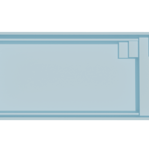 Glasfiberpool Europool Farris 650 6,5 x 3,2 x 1,50m