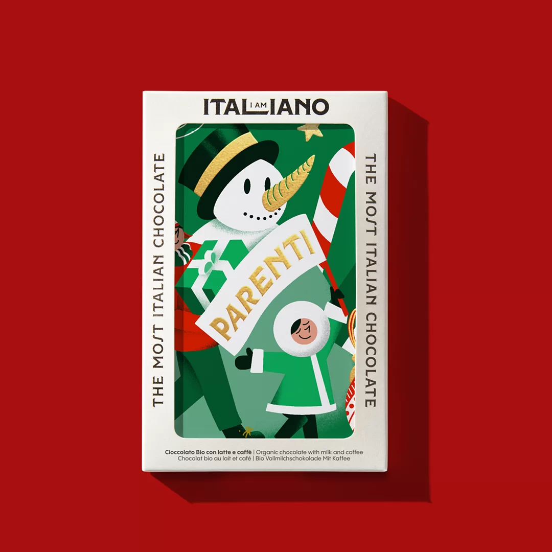 I AM ITALIANO Ekologisk Chokladkaka Mjölk & Kaffe (Parenti) - Bild 2