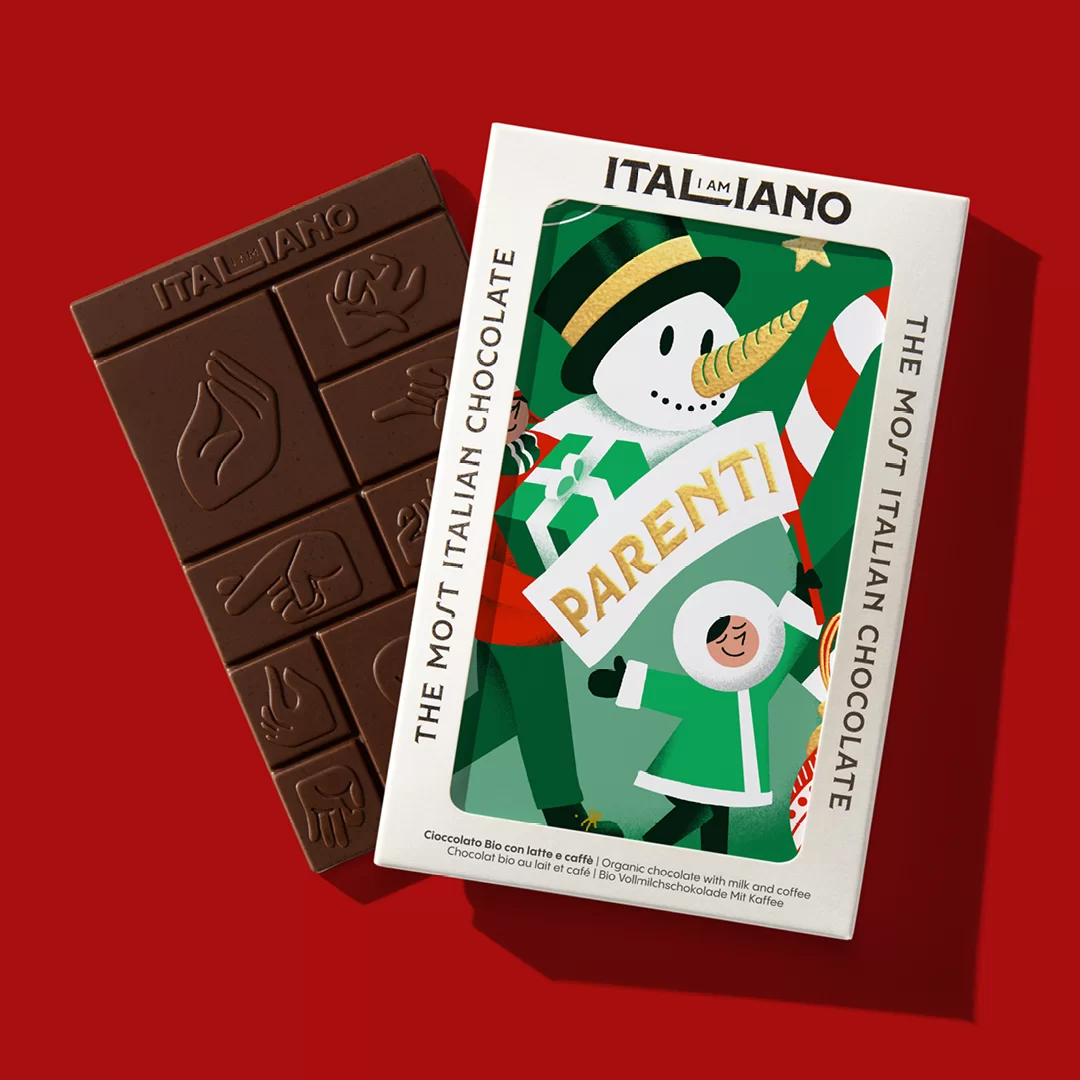 I AM ITALIANO Ekologisk Chokladkaka Mjölk & Kaffe (Parenti) - Bild 3