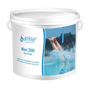Klorpuckar Saniklar Maxi 2500 Duo Pucks 250g, 5kg