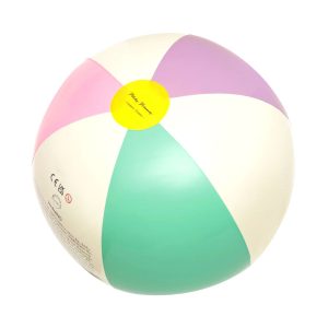 Petites Pommes Otto Beach Ball 45cm Menthe/Violet/Bubblegum