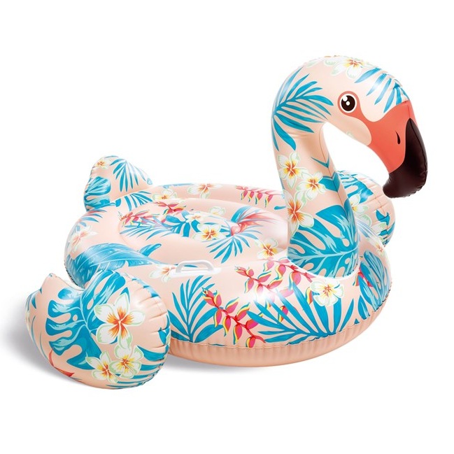 Uppblåsbart Baddjur Intex Tropical Flamingo Ride-On - Bild 3
