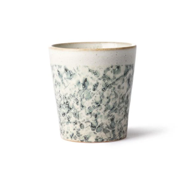70s ceramics: Coffee mug Hail