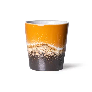 70s ceramics: Coffee mug Fire