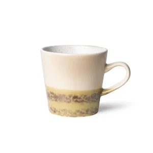 70s ceramics: Americano mug Fetallic