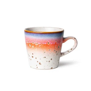 70s ceramics: Americano mug Asteroids