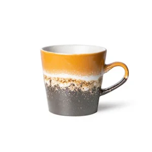 70s ceramics: Americano mug Fire