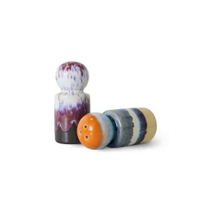 70s ceramics: pepper & salt jar, stargaze