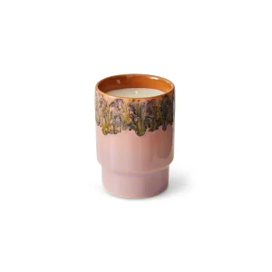 70s ceramics: small scented candle, Miami