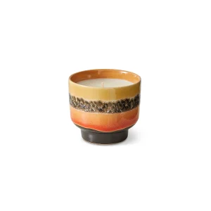 70s ceramics: small scented candle, tulum