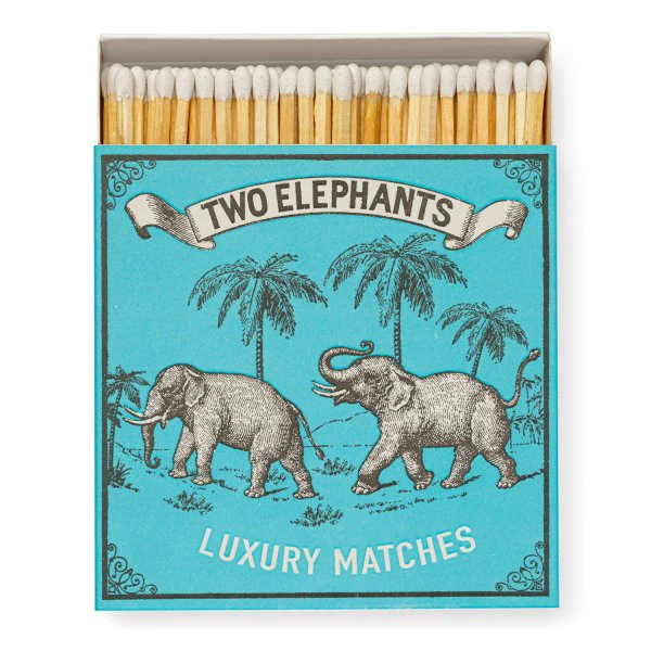 Tändstickor Two Elephants - Bild 2