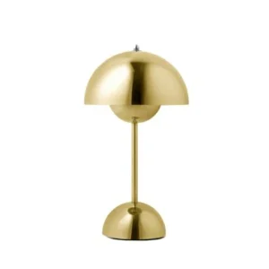 Flowerpot Portable Lamp VP9 Mässingspläterad