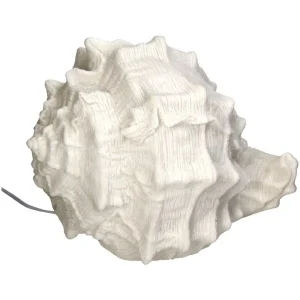 Table Lamp Shell Sandstone Ivory