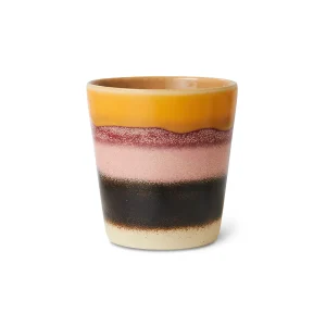 70s ceramics: Coffee mug Sunset