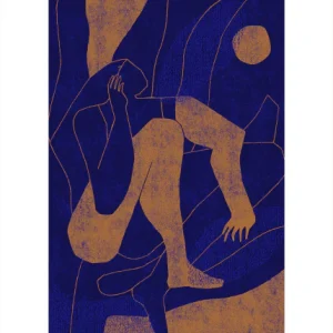 Mujer y Calor 02 - 50x70 Inramad