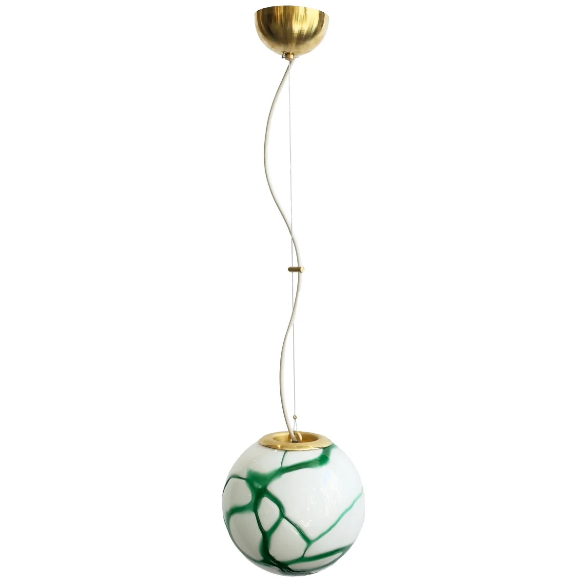 Murano Klotlampa Small Grön Melted