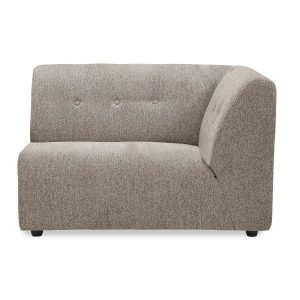 vint couch: element right 1,5-seat, sneak, beige