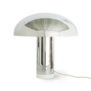 Lounge table lamp chrome